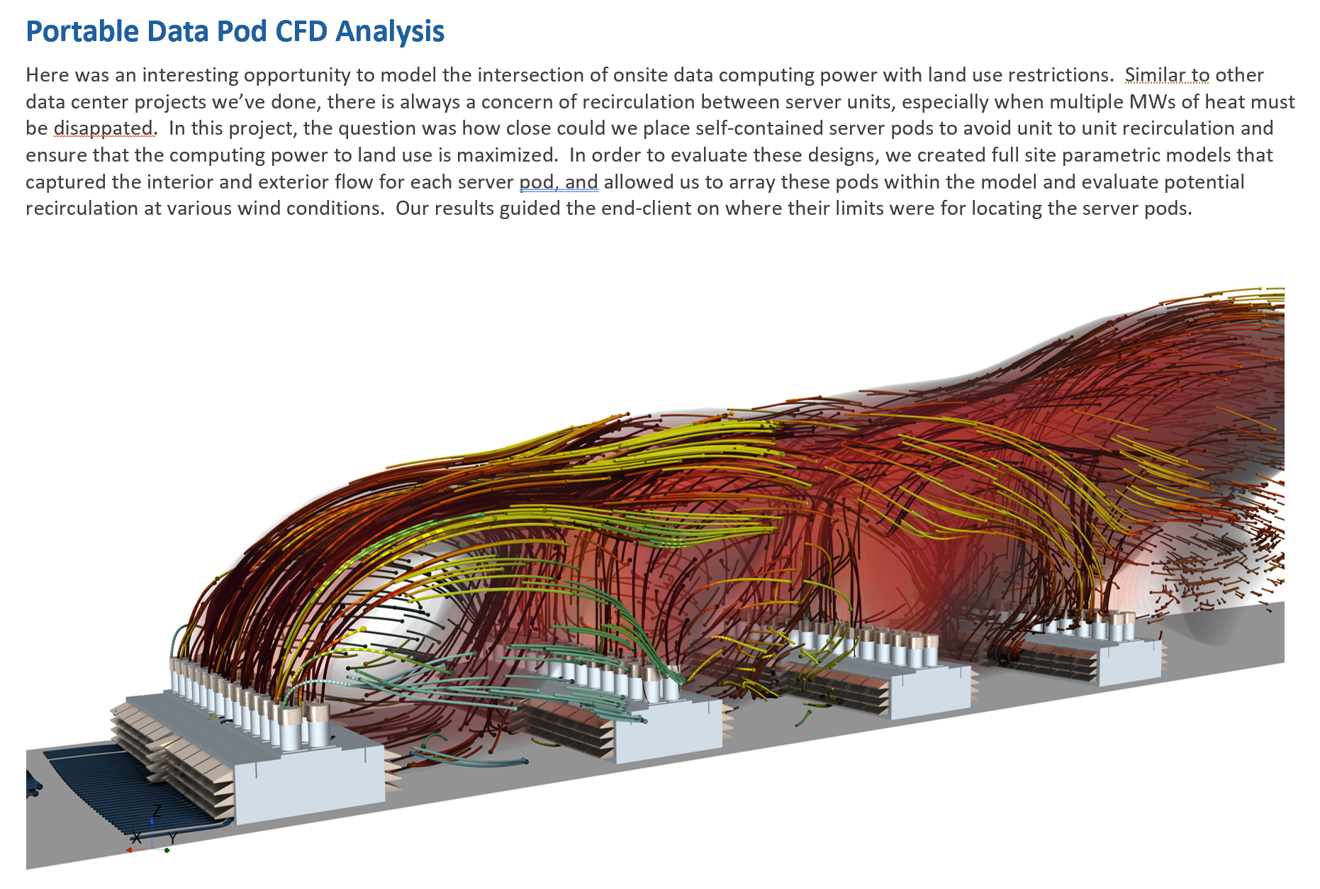 CFD Engineering Services - Portable Data Pod CFD Analysis