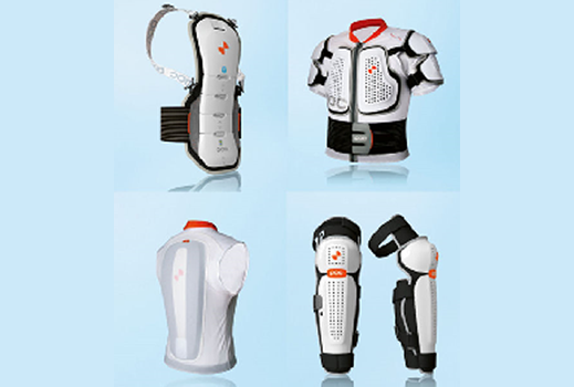 Athletic body armors use a complex array of plastics, elastomers and foams that are well suited to analysis by LS-DYNA