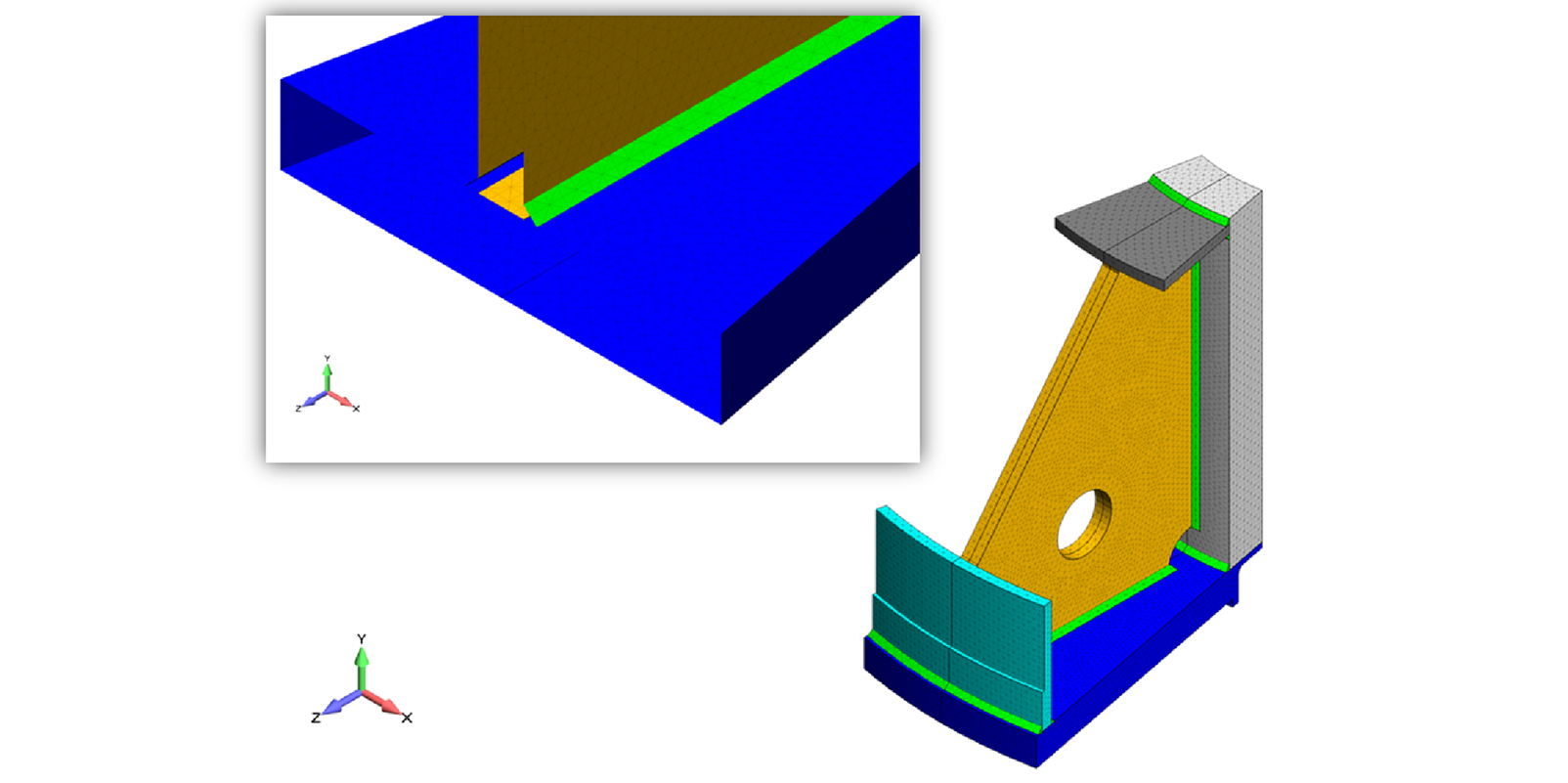 FEA Thermal-Stress Analysis of Welds for High-Cycle Fatigue Analysis - FEA Consulting Services, Portland, Oregon