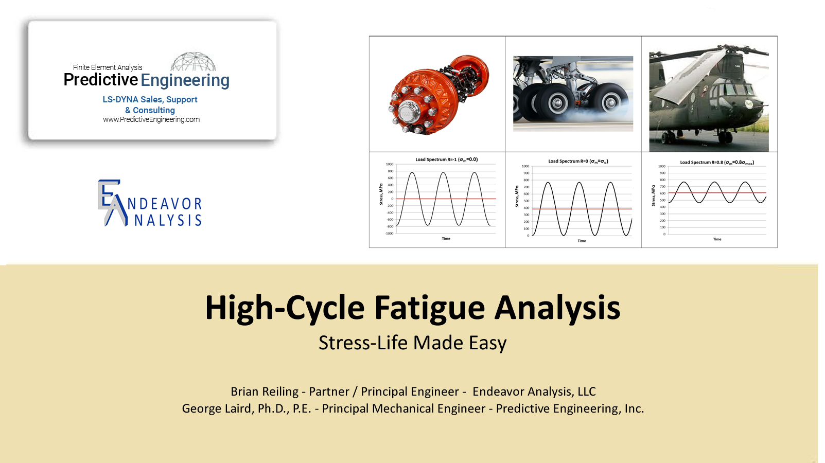 High-Cycle Fatigue Analysis -  Stress-Life Made Easy