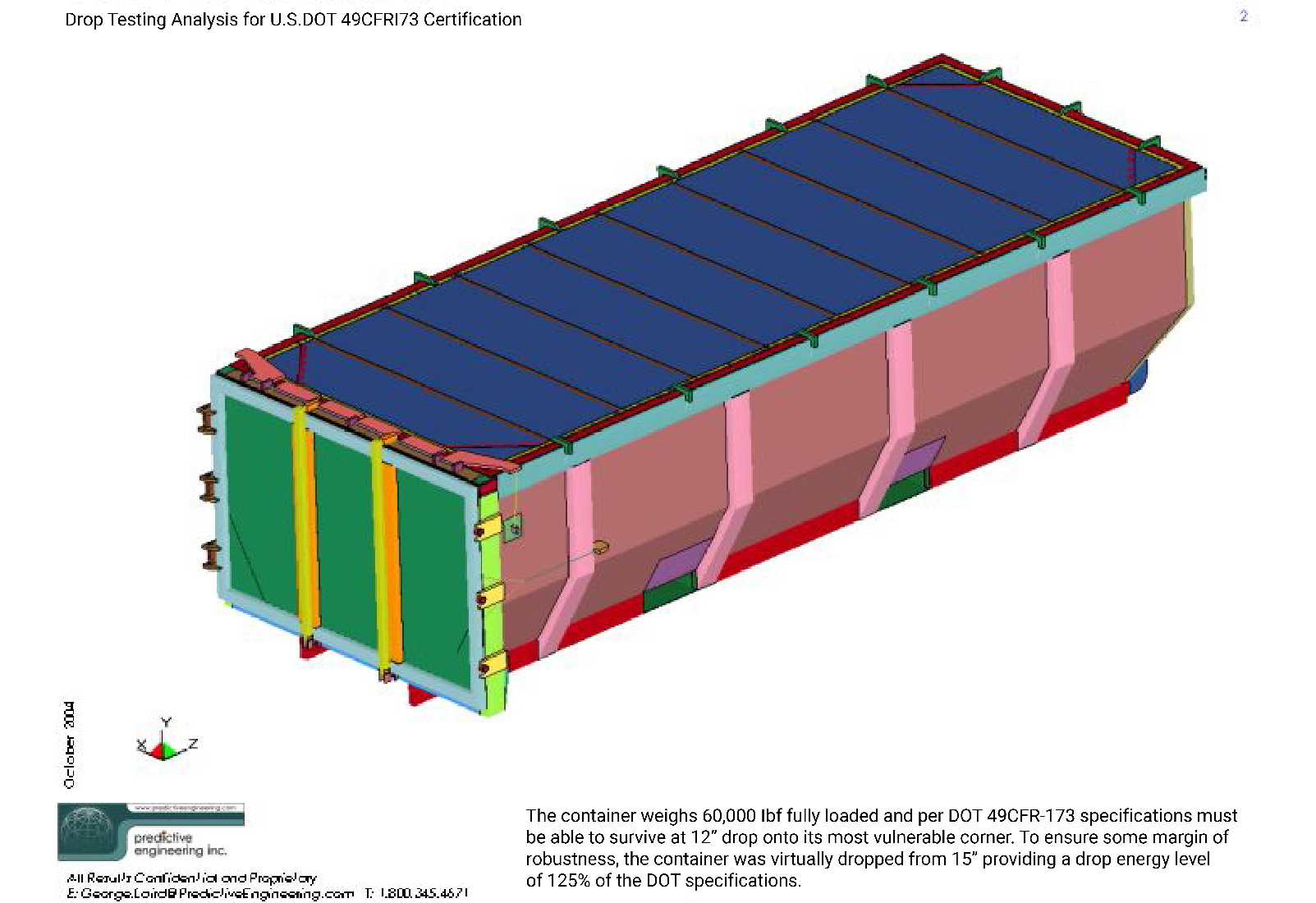 Large Nuclear Waste Storage Containers Slide 1