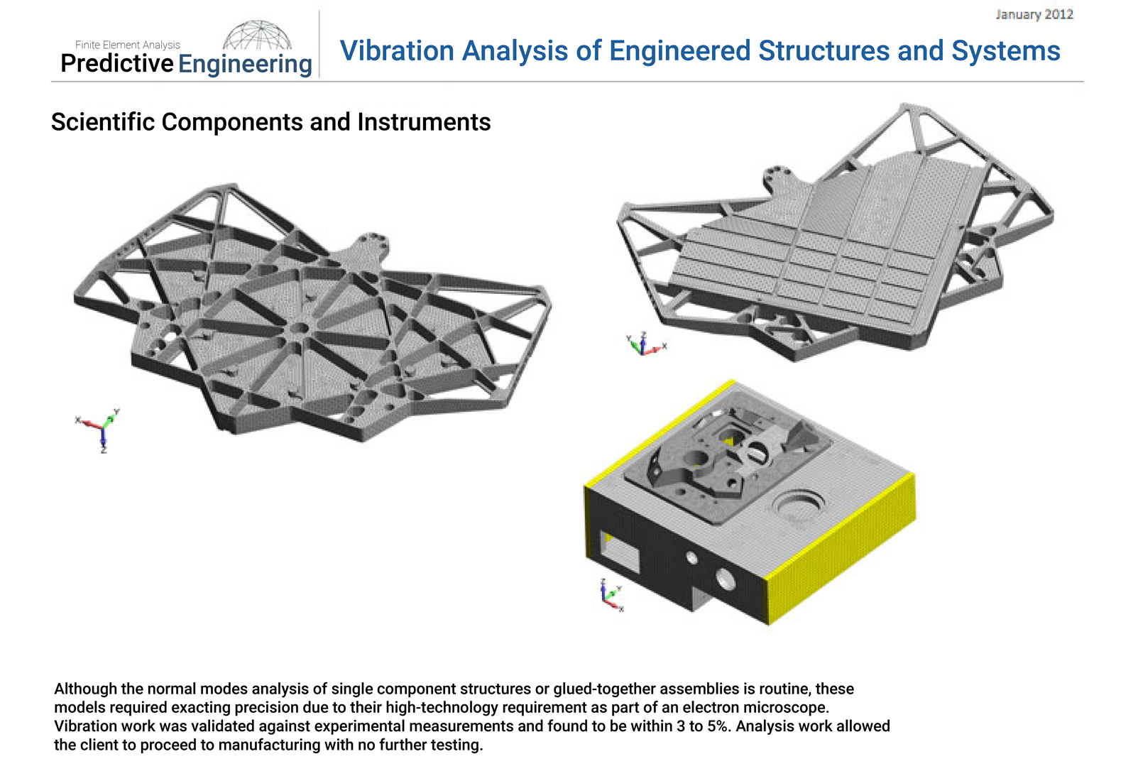 Normal modes analysis using Femap and NX Nastran for a variety of electron microscope platens and holders