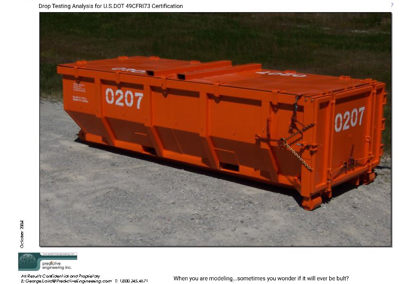Large Nuclear Waste Storage Containers Slide 5