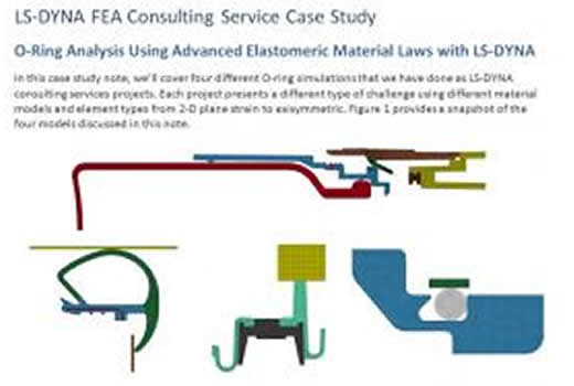 LS-DYNA Consulting Services - O-Ring Rubber Analysis