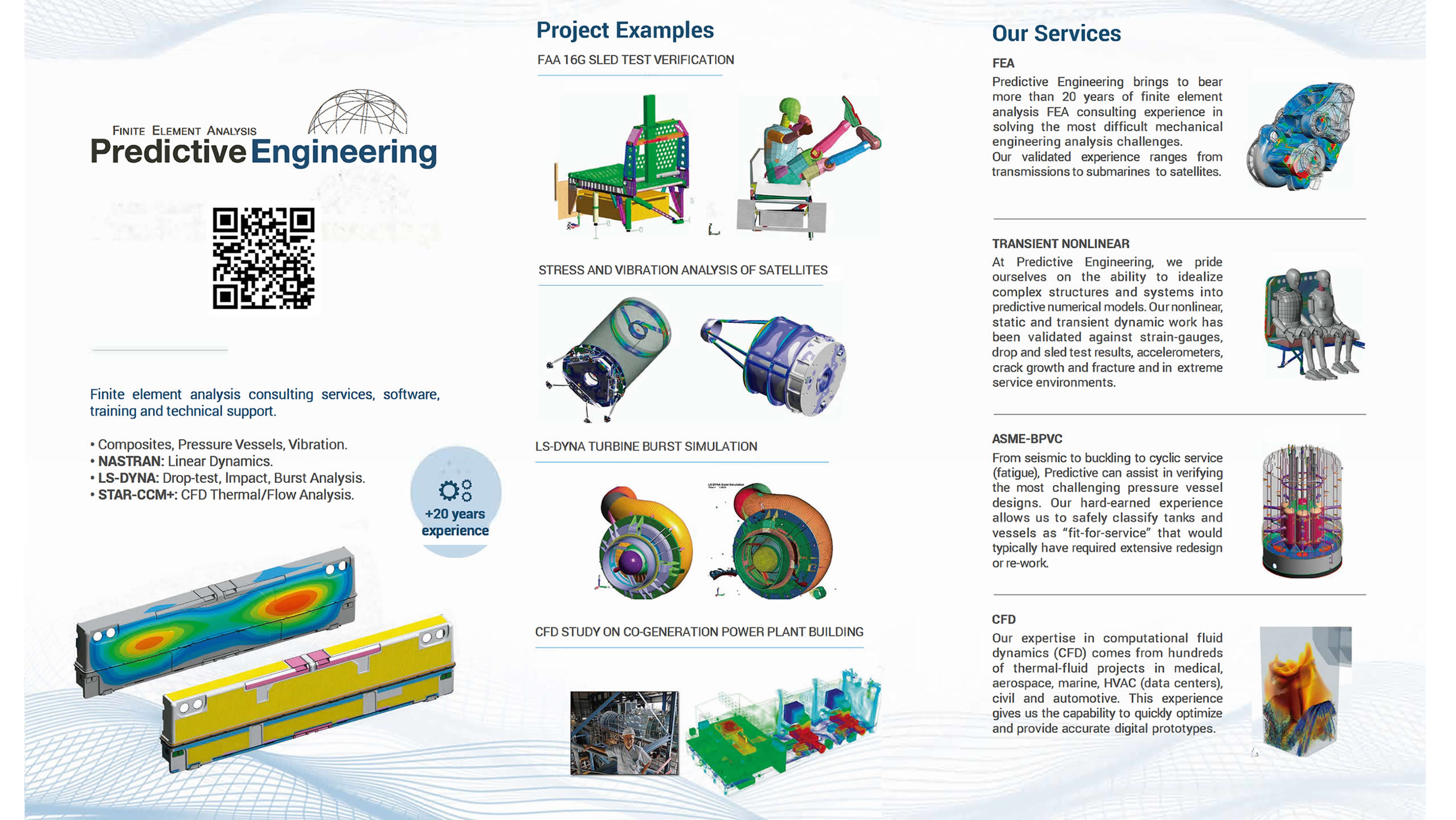 Predictive Engineering Simulation Consulting Services - Portland, Oregon USA With +20 years of validated simulation experience. Experts in FEA and CFD Simulation Predictive Engineering Simulation Consulting Services - Portland, Oregon USA With +20 years of validated simulation experience. Experts in FEA and CFD Simulation