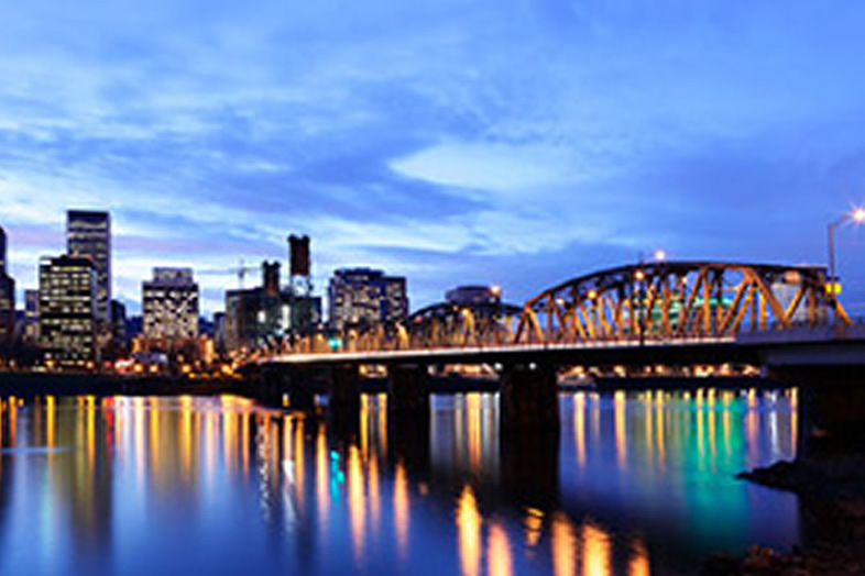 Portland City night View