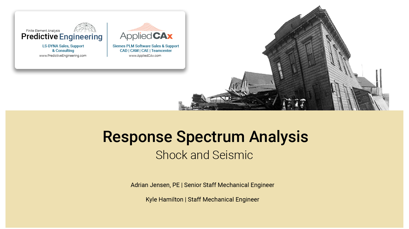 Response Spectrum Analysis - Shock and Seismic in FEMAP & NX Nastran