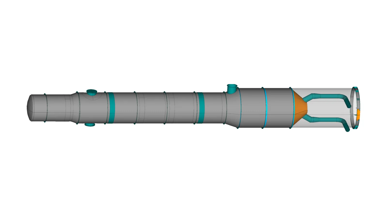 Figure 1: The sheet surface geometry built from CAD drawings.