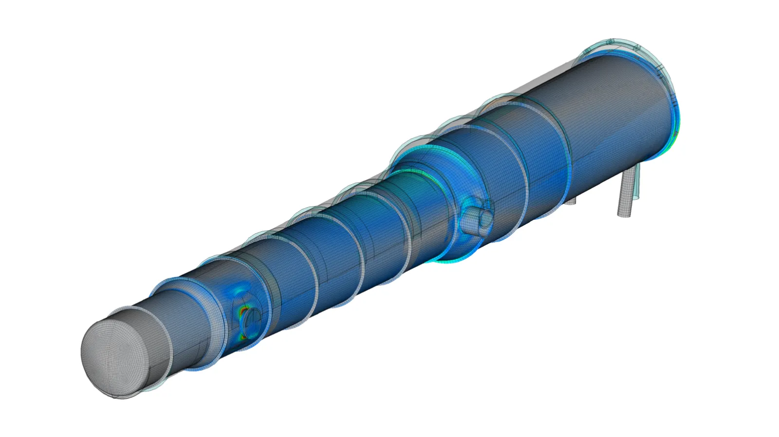 Figure 4: ASME Section VIII, Divison 2 stress membrane plot