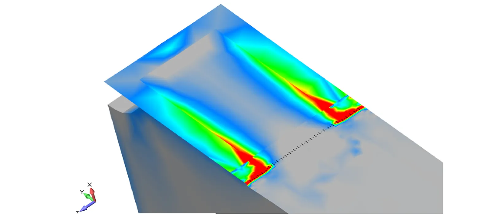 Localized FEA Stresses in the region of the crack tip (upper section of hub) - FEA Fracture Mechanics Experts - Forensic Engineering