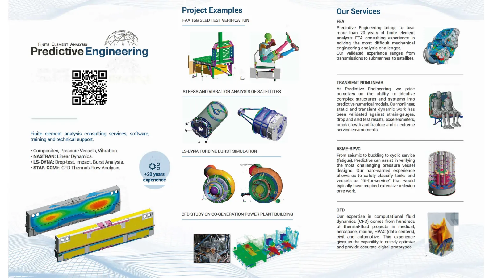 Predictive Engineering Simulation Consulting Services - Portland, Oregon USA With +25 years of validated simulation experience.  Experts in FEA and CFD Simulation.