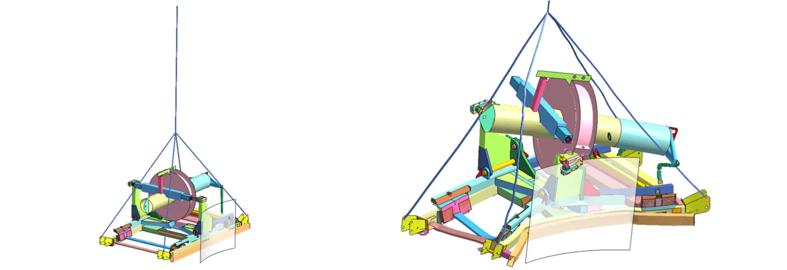Transportation Analysis - Land and Air Transportation: Jet Engine Cradle Surviving 9g Side Hit