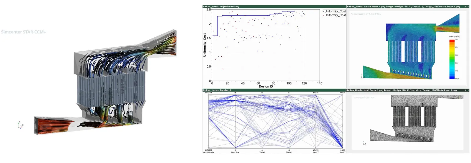 Baffle Placement Optimization for Industrial Precipitator - Airflow Optimization - CFD optimization