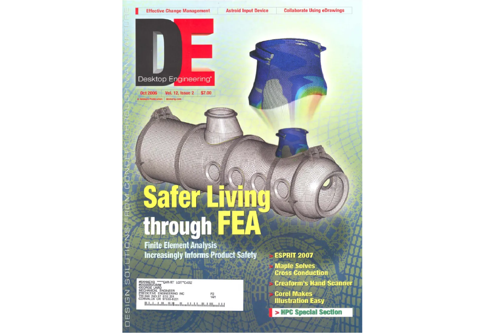 Desktop Engineering Cover Article on Deep-Diving Luxury Submarine