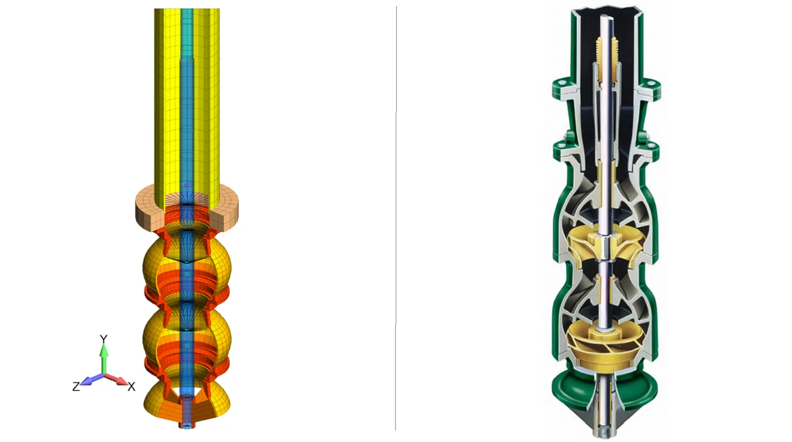 FE modeling and idealization techniques using plate elements for beam elements, mass elements and rigid body elements - Digital Prototyping of Pump Systems into Efficient Vibration Simulations - Predictive Engineering