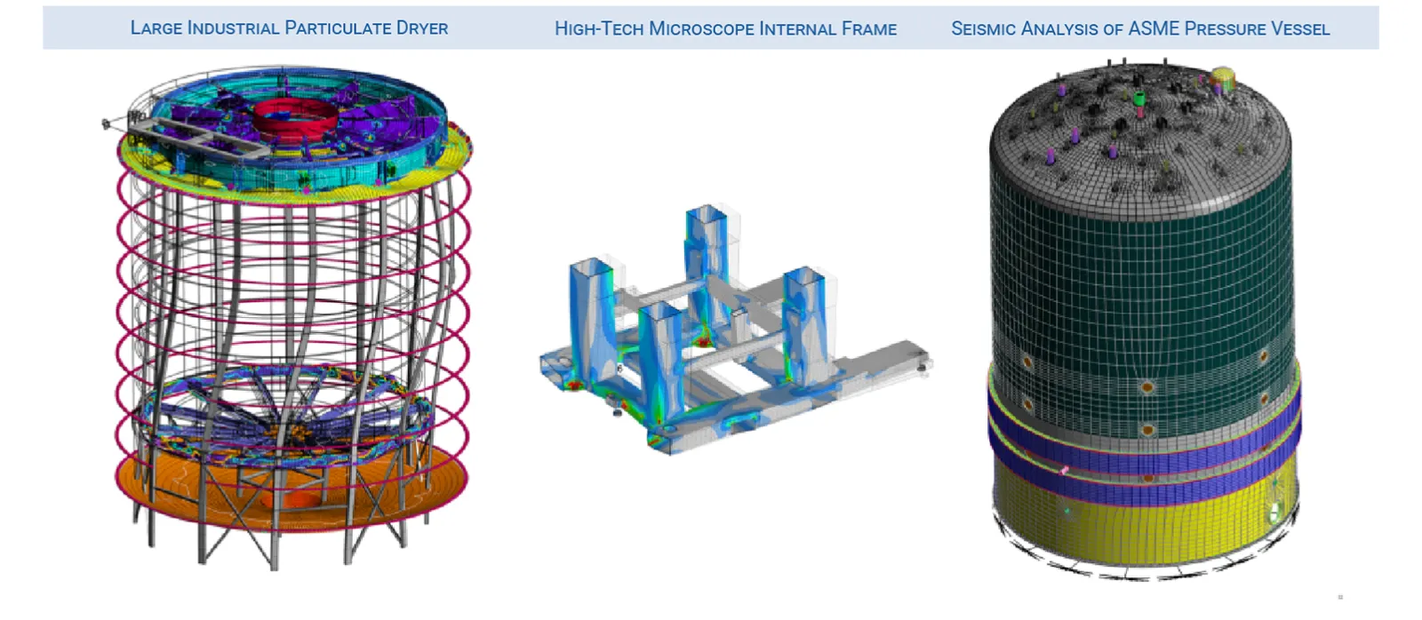 Vibration Analysis of Structures - Seismic Response Spectrum Analysis - Predictive Engineering FEA Consulting Services