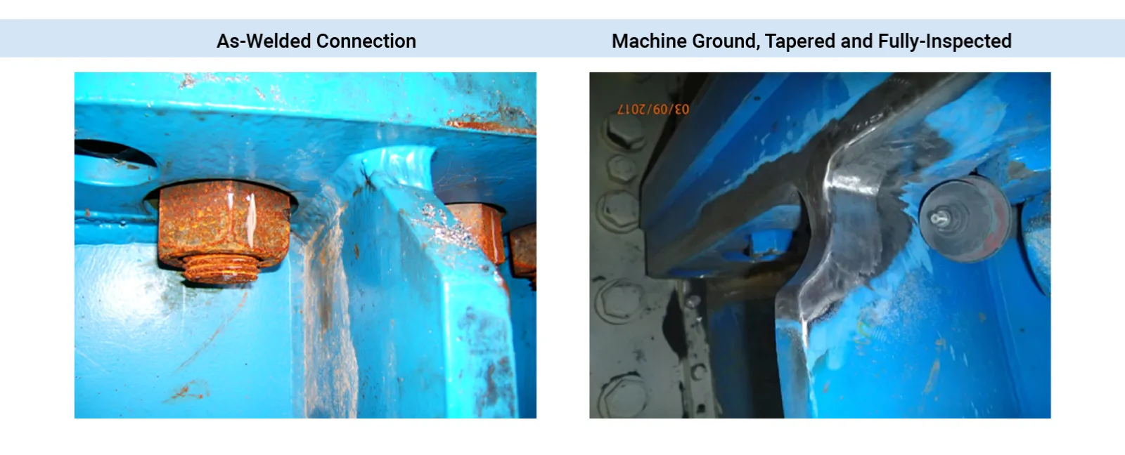 ASME Section VIII Design-by-Analysis Fatigue Classification Weld Quality Levels  As-Welded (4.0) to Machine Profiled, Fully-Inspected (1.0) - FEA Pressure Vessel Consulting Services
