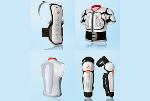 Athletic body armors use a complex array of plastics, elastomers and foams that are well suited to analysis by LS-DYNA