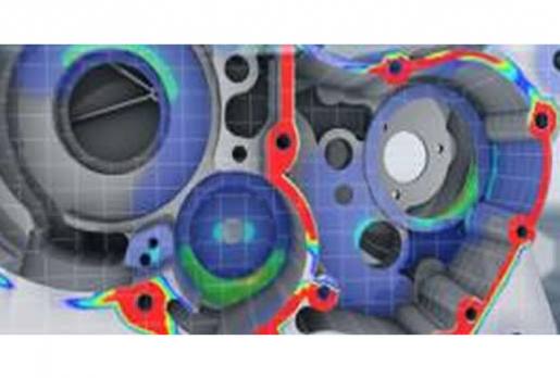 Predictive Engineering and Femap - Norton Crankcase Analysis - FEA Engine Consulting Services